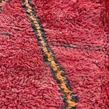 Red Boujad Moroccan rug - 252 x 124 cm
