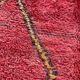 Red Boujad Moroccan rug - 252 x 124 cm