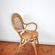 Fauteuil en rotin et bambou du 20e siècle