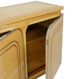 Enfilade à 4 portes en bois de bouleau. Années 1970.