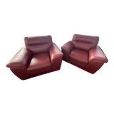 set of 2 Giovanni club armchairs