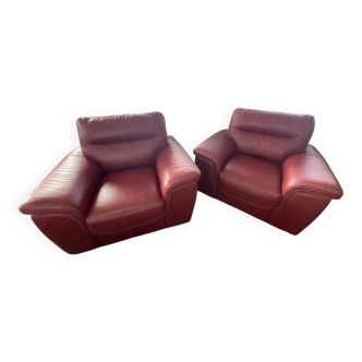 set of 2 Giovanni club armchairs