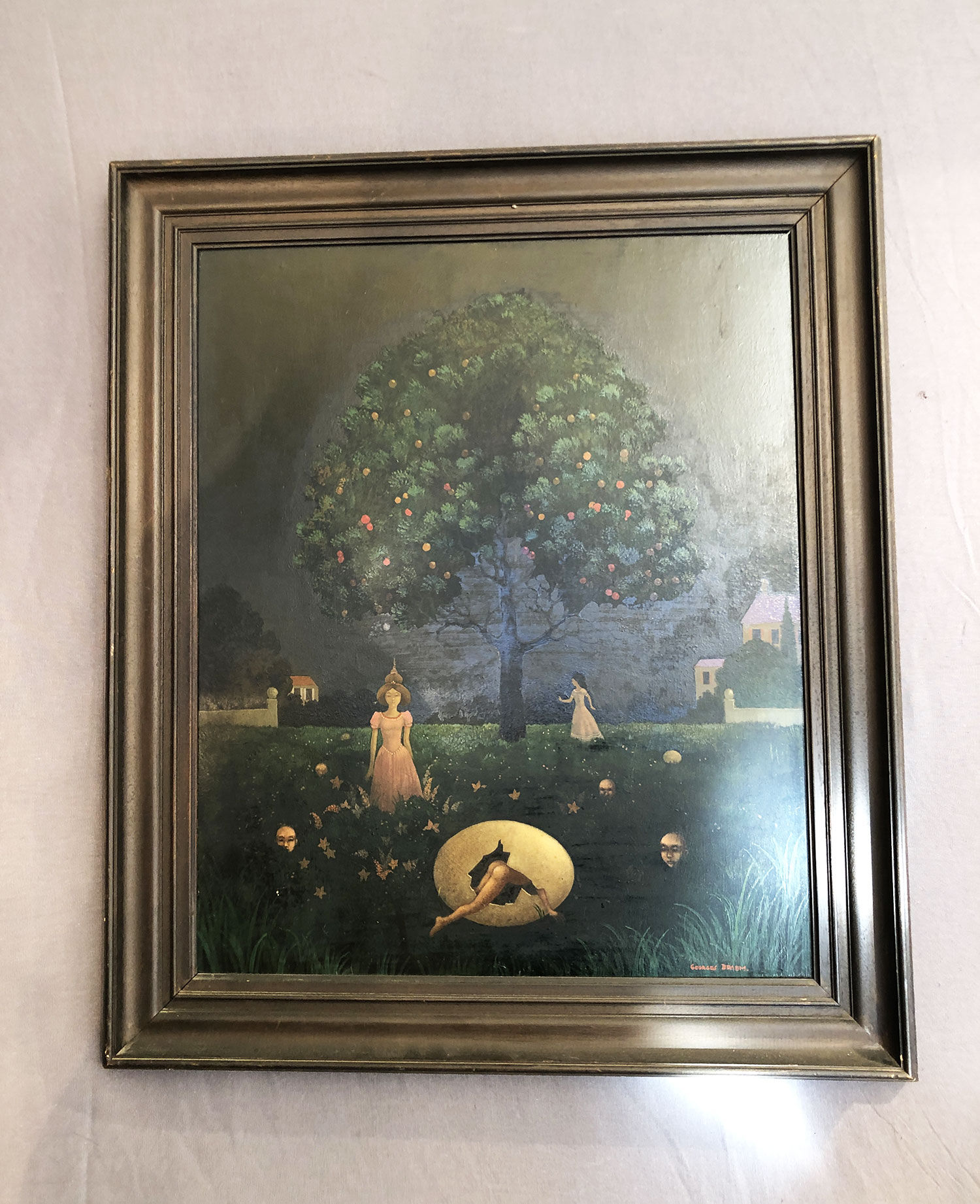 Huile sur toile signée georges braem (1931 - 1998)