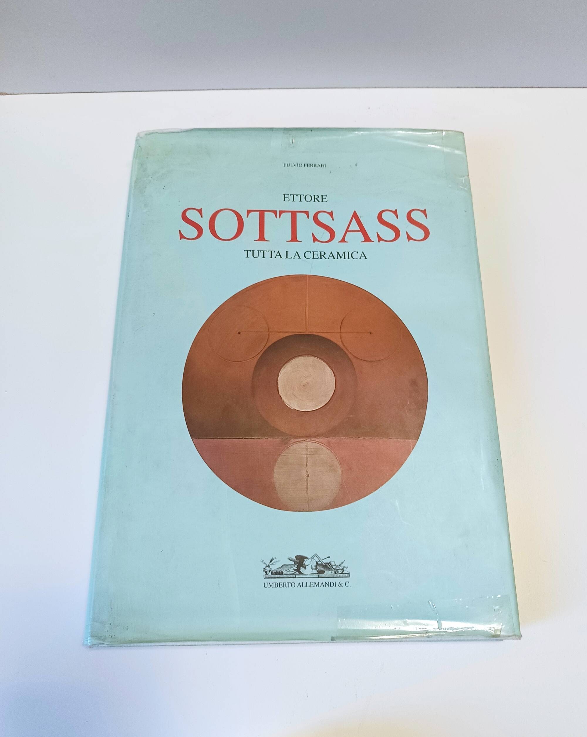 Black and Brown Hand-Painted Ceramic Piece attributed to Franco Bucci, Italy