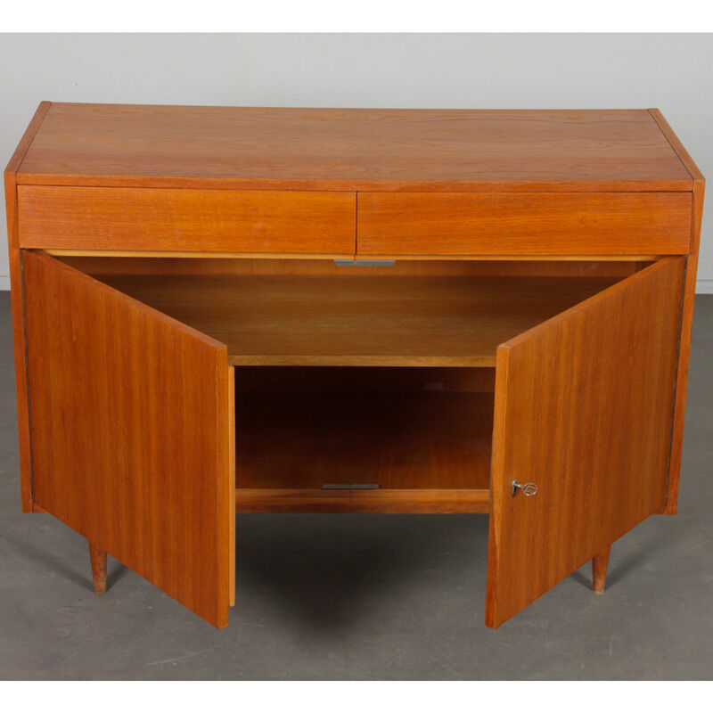 Oak sideboard published by UP Zavody in the 1960s
