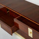 Commode Italienne en palissandre et laiton ISA Bergamo 1950