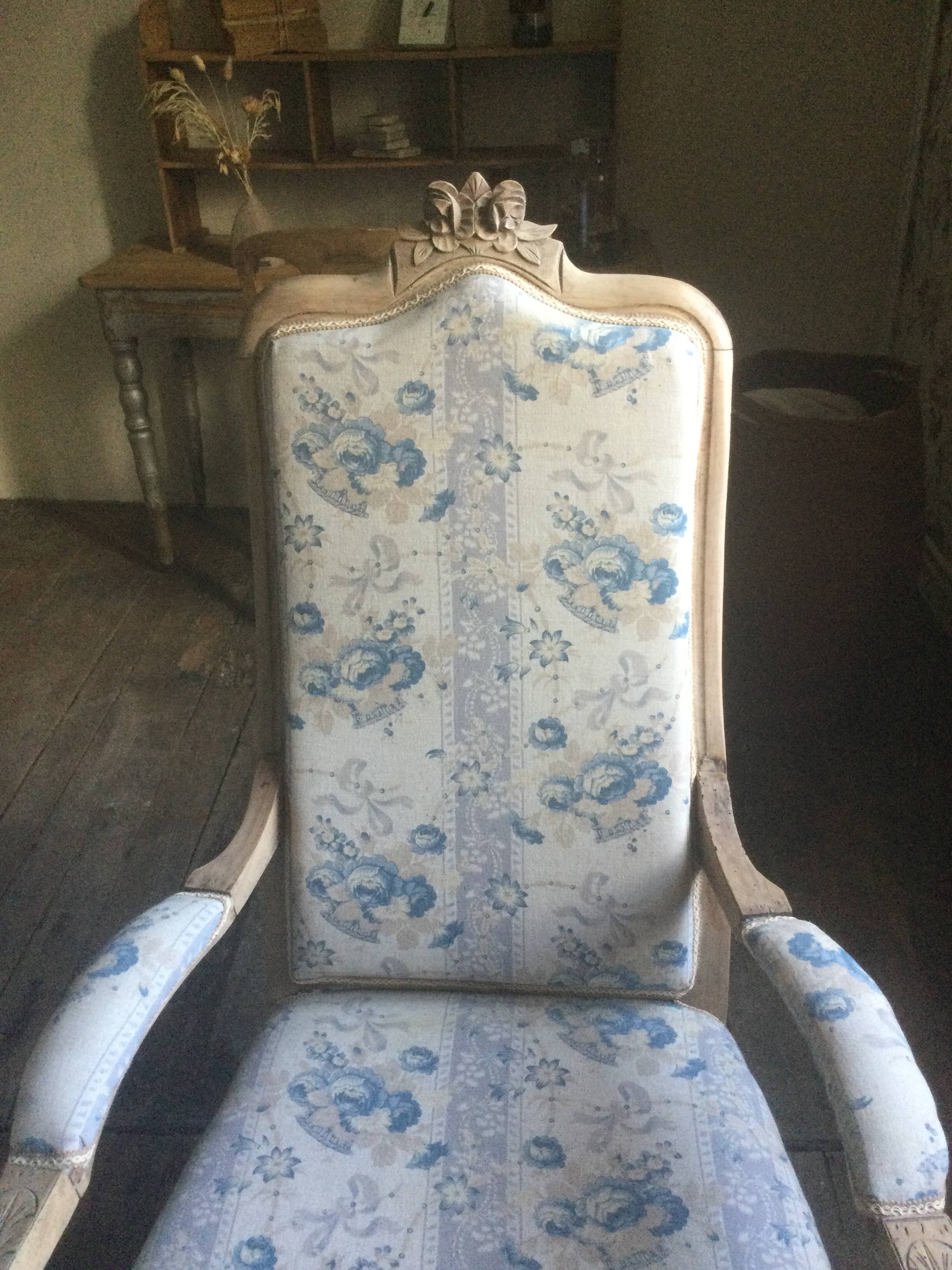Old Voltaire armchair