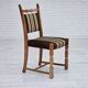 1970s, set 6 pcs of Danish dinning chairs, original good condition, oak wood.
