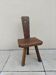 Vintage brutalist tripod children's chair from the 50s