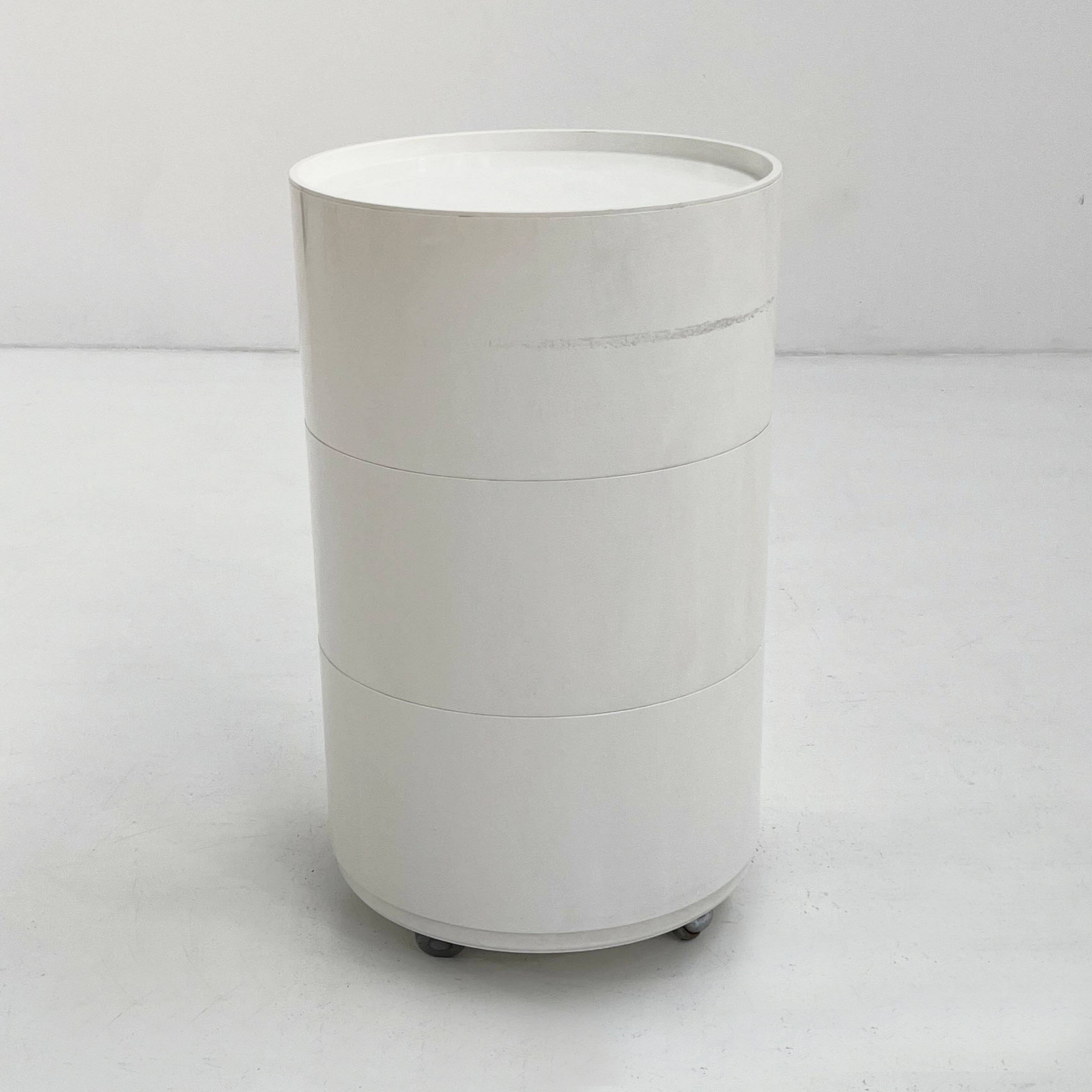 Cabinet Componibili blanc par Anna Castelli Ferrieri pour Kartell, 1970