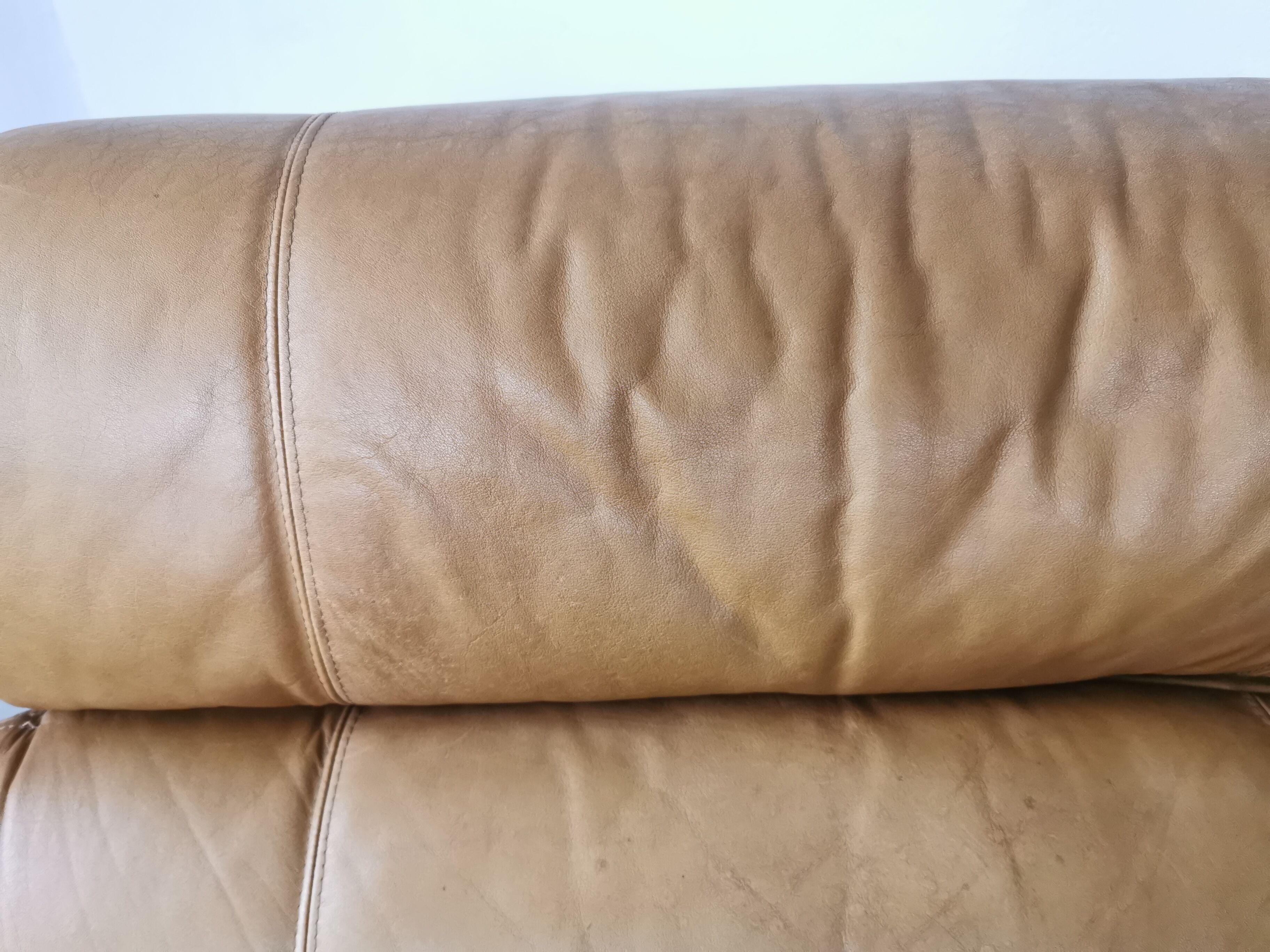 Tawny leather heater