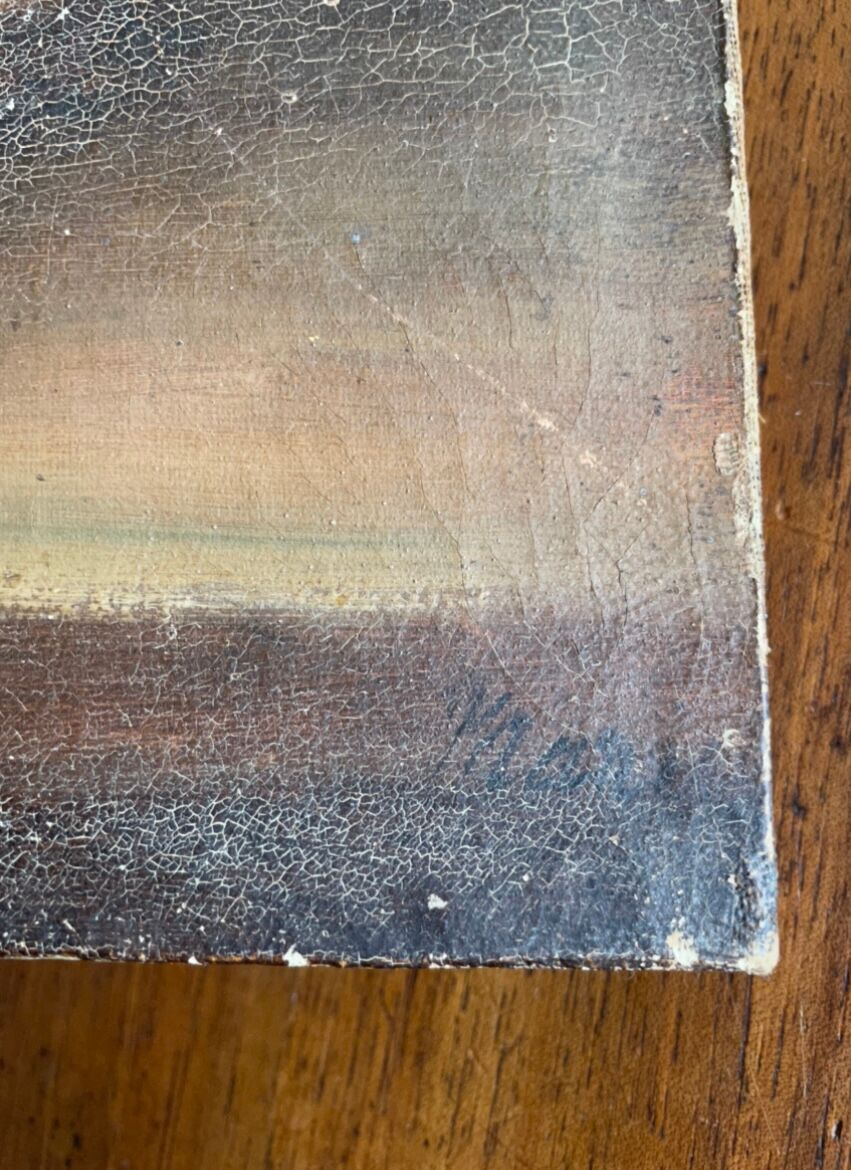 Old still life painting