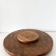 Large rotating teak platter Denmark Digsmed 1970