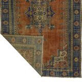 Turkish Anatolian Handmade Vintage Area Rug 285 cm x 185 cm