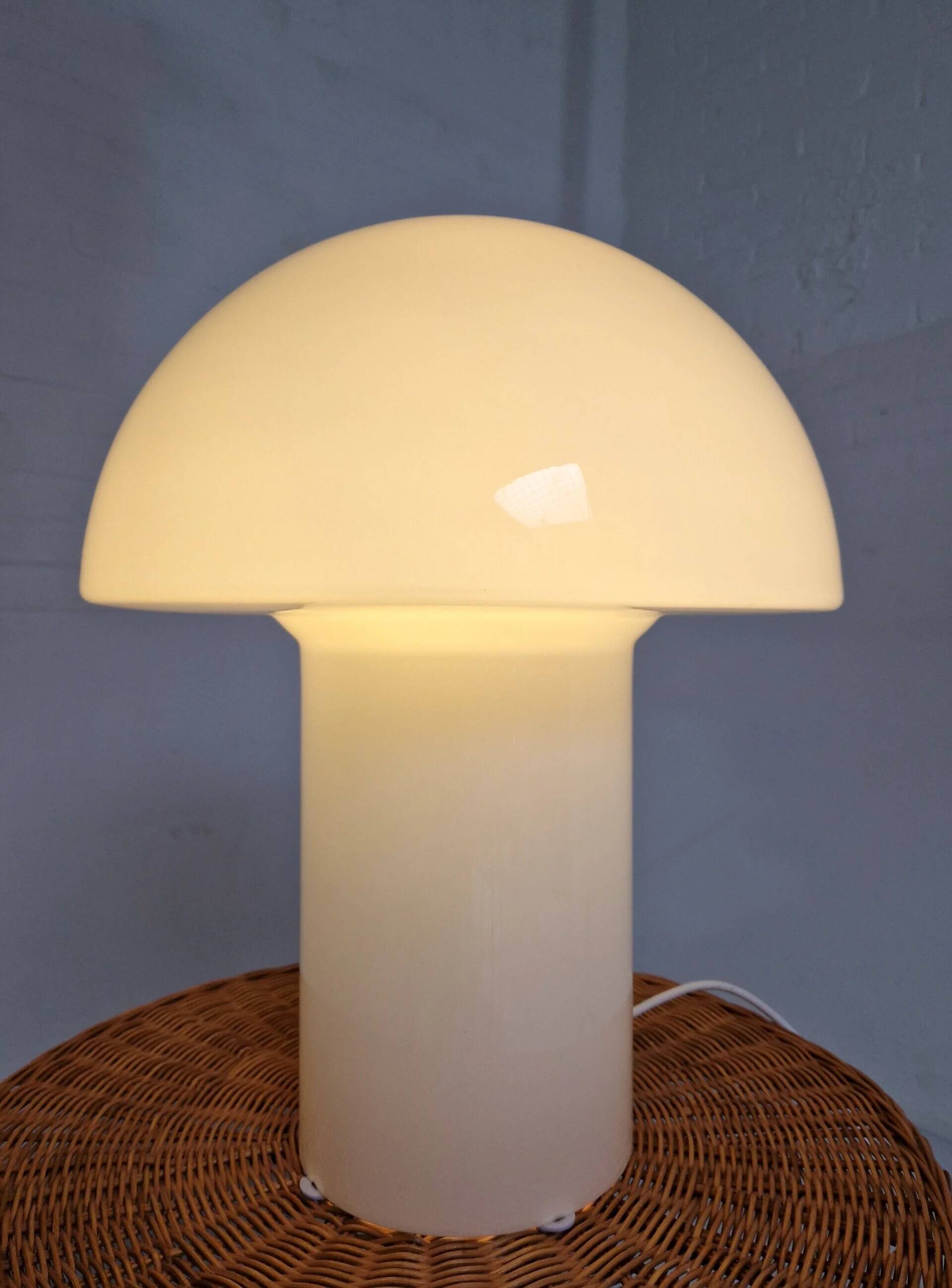 Lampe champignon XXL Peill & Putzler 'Lido' en verre, style futuriste