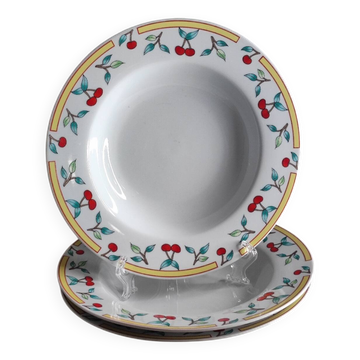 Cherry soup plates