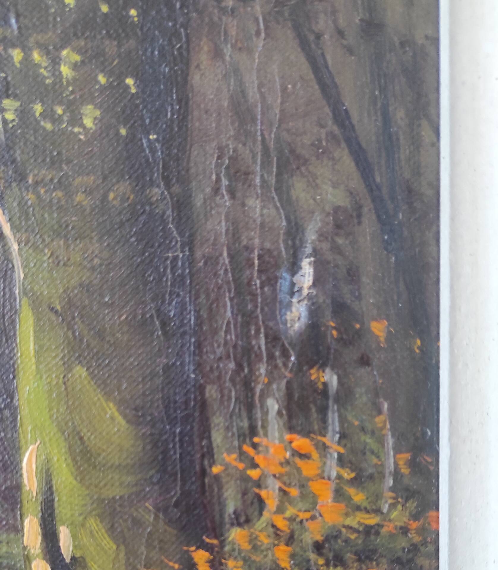 Large painting, oil on canvas signed "Pinoy"