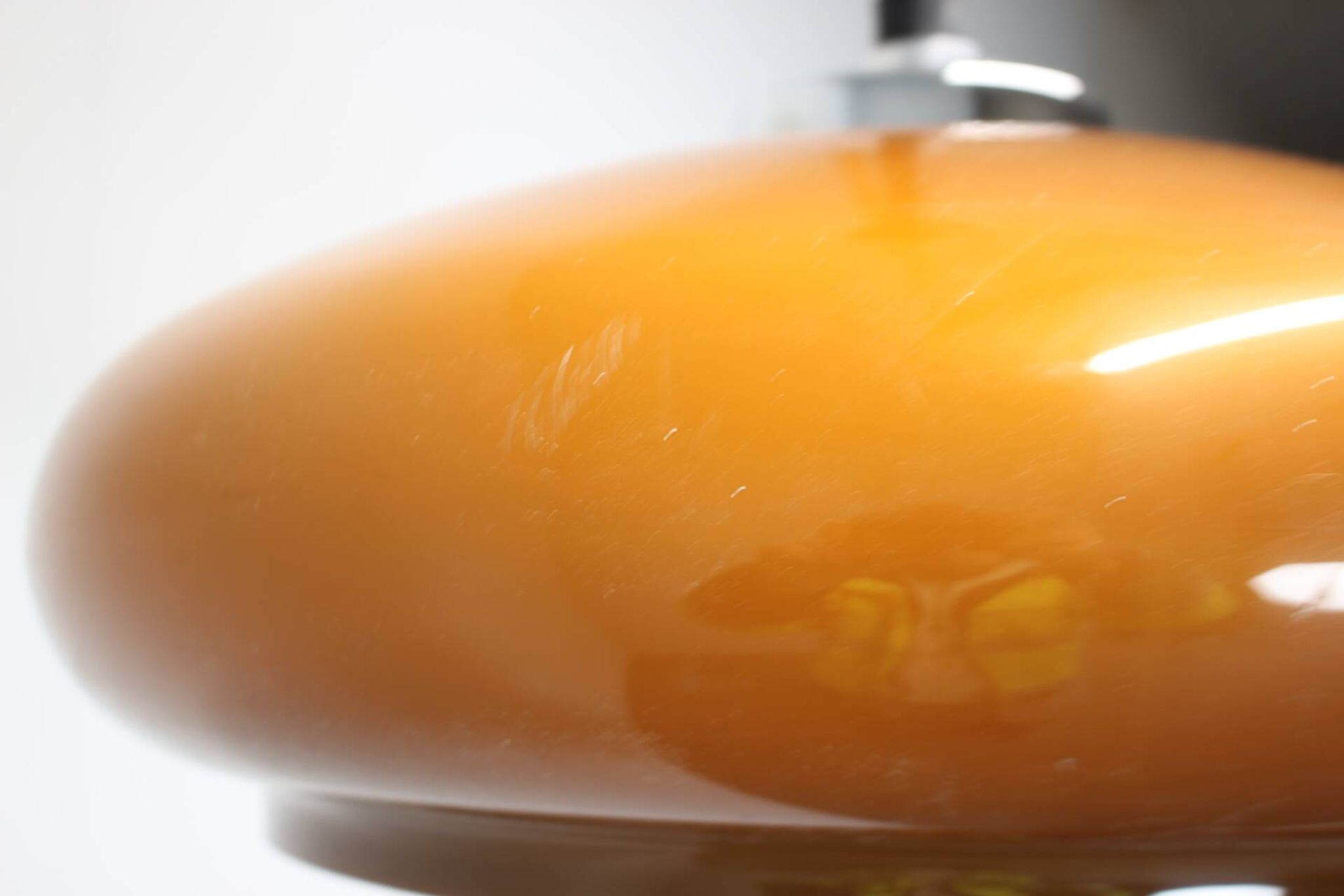 Adjustable glass pendant light from the mid-century, Europe, 1970s.