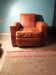 Square club chair