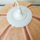 Flower rattan pendant light