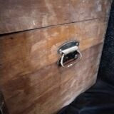 Wooden trunk early twentieth century