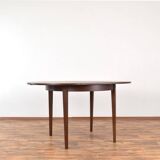 Table à manger extensible en chêne polonais du milieu du siècle, années 1960.