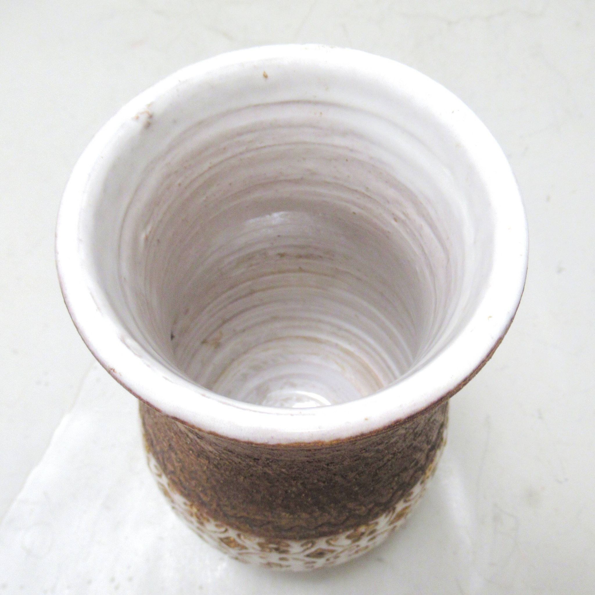 Aldo Londo Bitossi Brutalist Vase 1960s