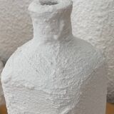 Set of 3 white vases