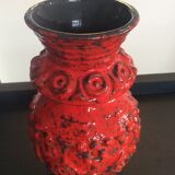 Vintage Vase West Germany in glazed ceramic 70s