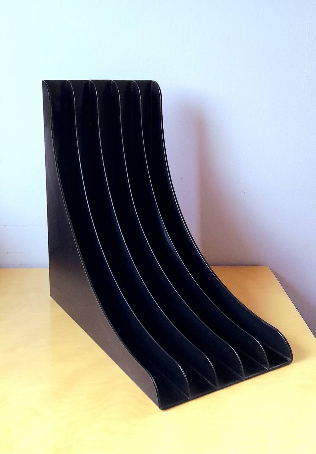 33 rpm vinyl rack Schweizer design 70s