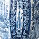 Vintage table lamp in blue and white ceramic from Delft, signed Makkum, hand-painted, 1950s