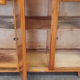 Low vintage Mado style Parisian sideboard 3 doors 2 drawers