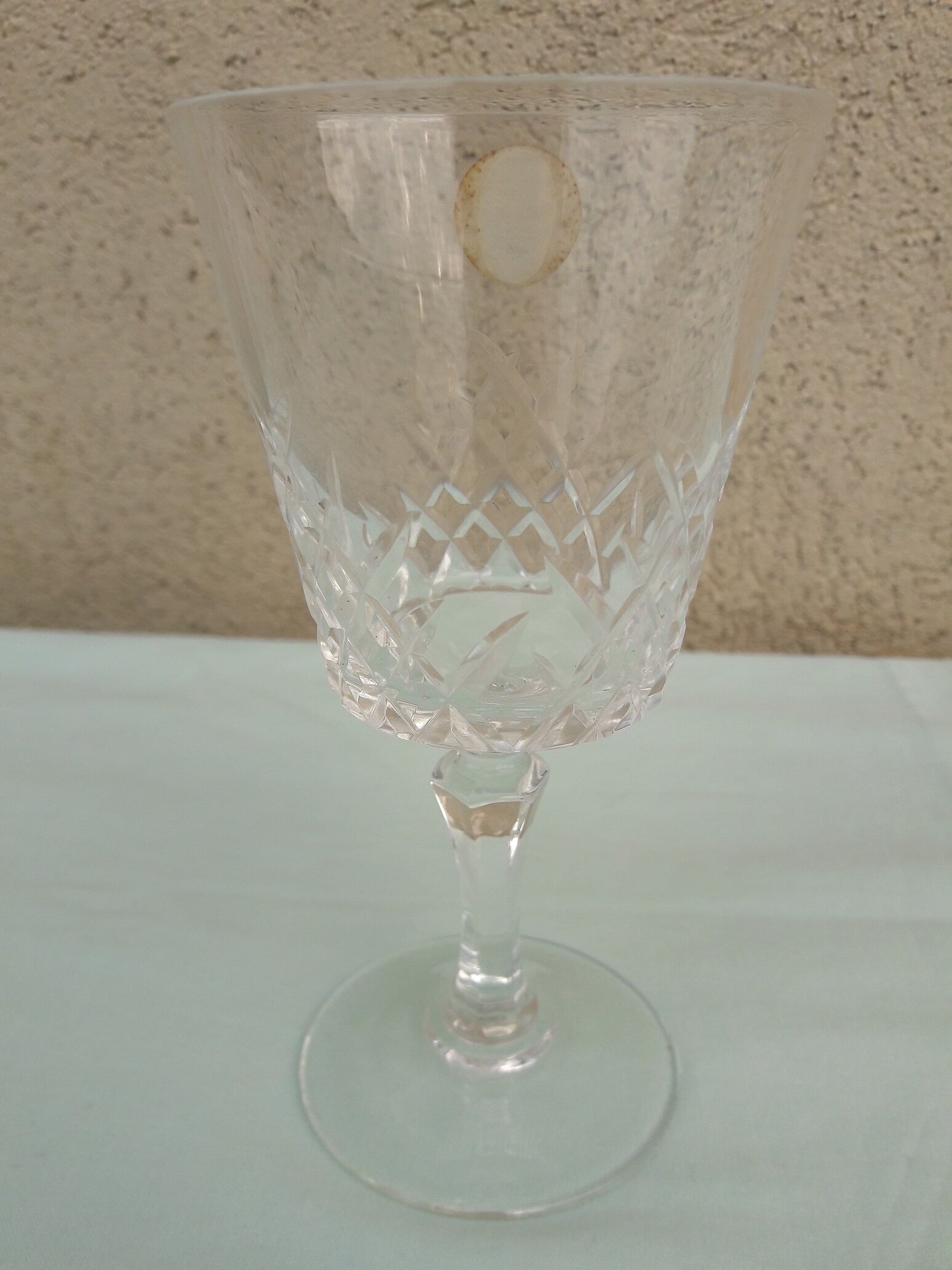 6 crystal walking glasses