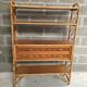 Rattan bookcase from the 60/70