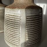 Pair table lamps, Le Klint for Palshus, Denmark, chamotte 1960s, set of 2