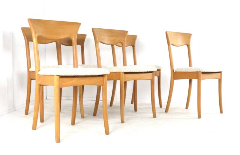 Ensemble de 6 chaises Juul Kristensen pour JK Denmark - design danois