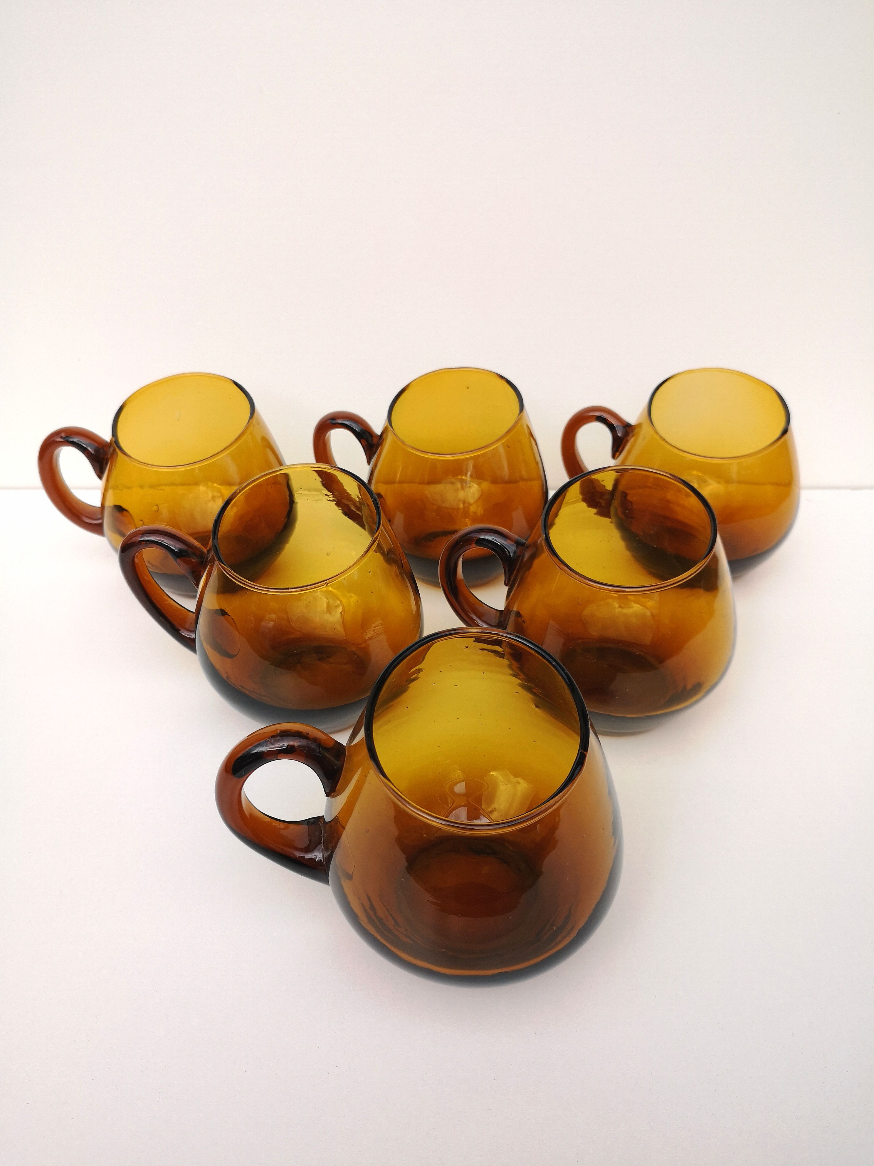 Vintage blown glass cups