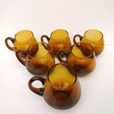 Vintage blown glass cups