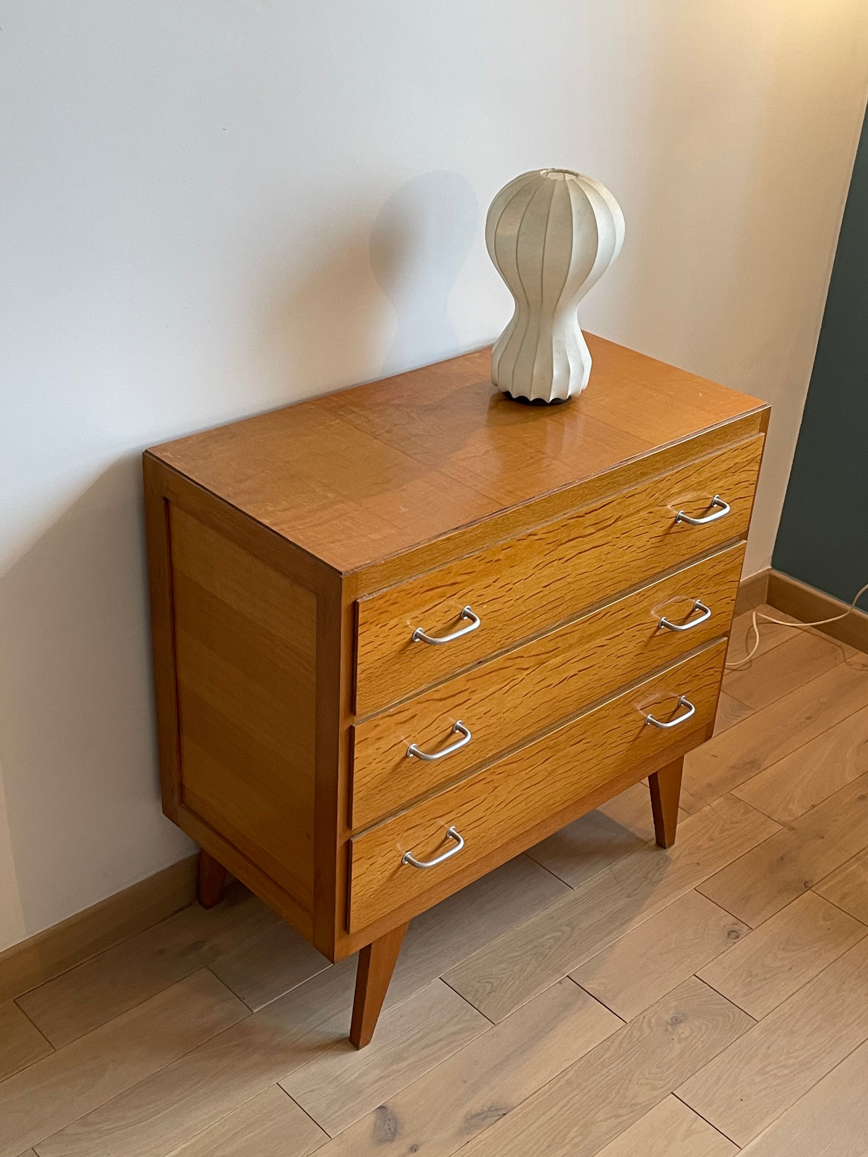 Chest of drawers 3 drawers compass feet
