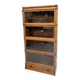 Globe Wernicke Stacking Bookcase Of Larger Sections