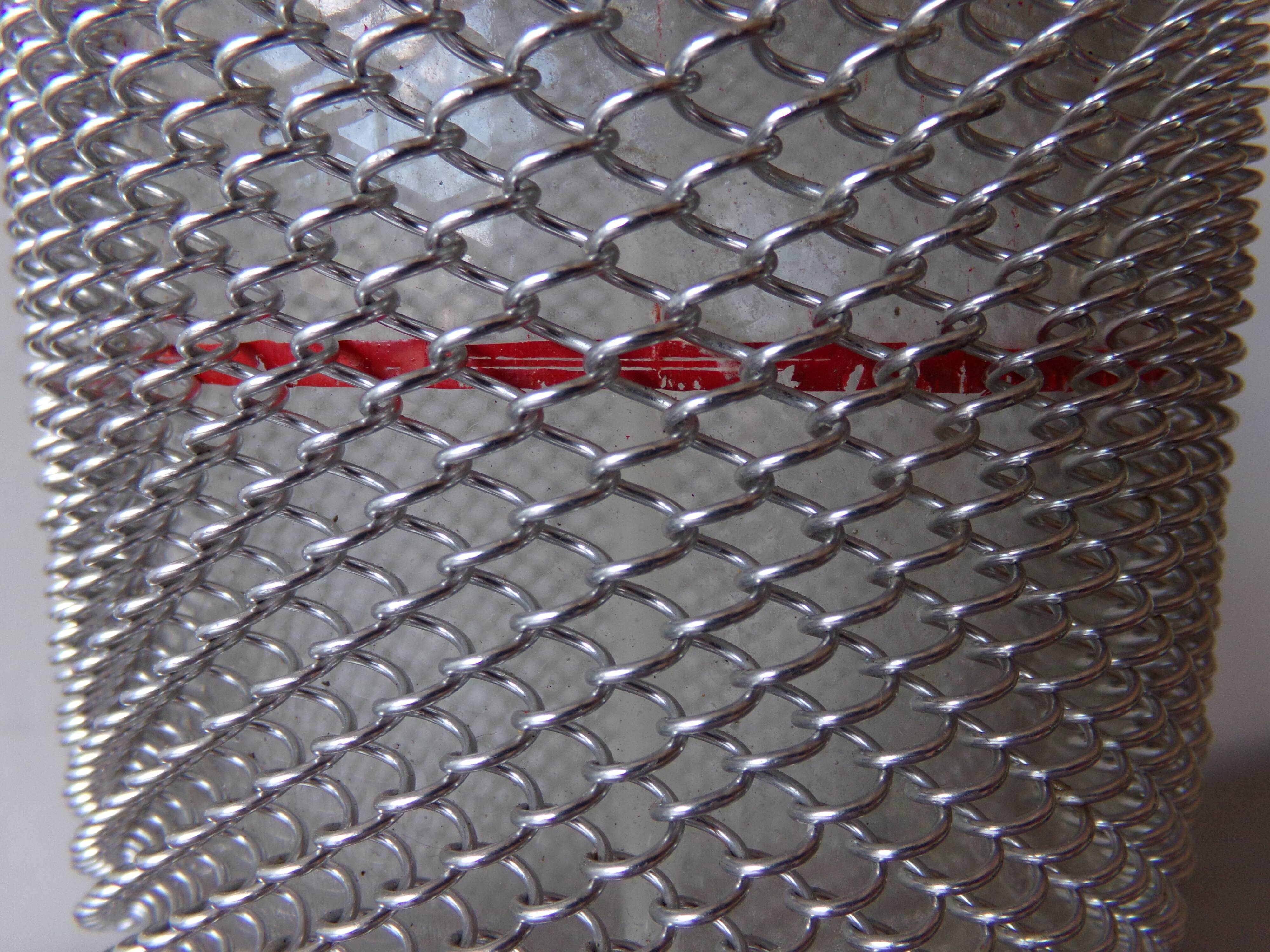 Glass Siphon and Braided Steel Mesh - Made in Czechoslovakia