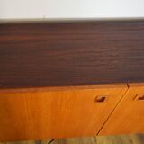 Scandinavian teak and metal sideboard
