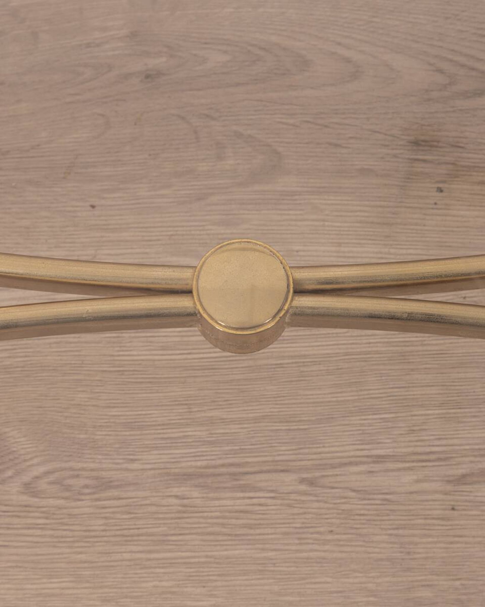 Vintage 70's table in brass and lucite design by sandro petti for metalarte