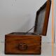 Massive ash chest and iron handles - mid-19th century