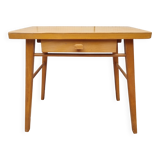Vintage light wood school desk – Baumann model, 1950s-1960s