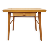 Vintage light wood school desk – Baumann model, 1950s-1960s