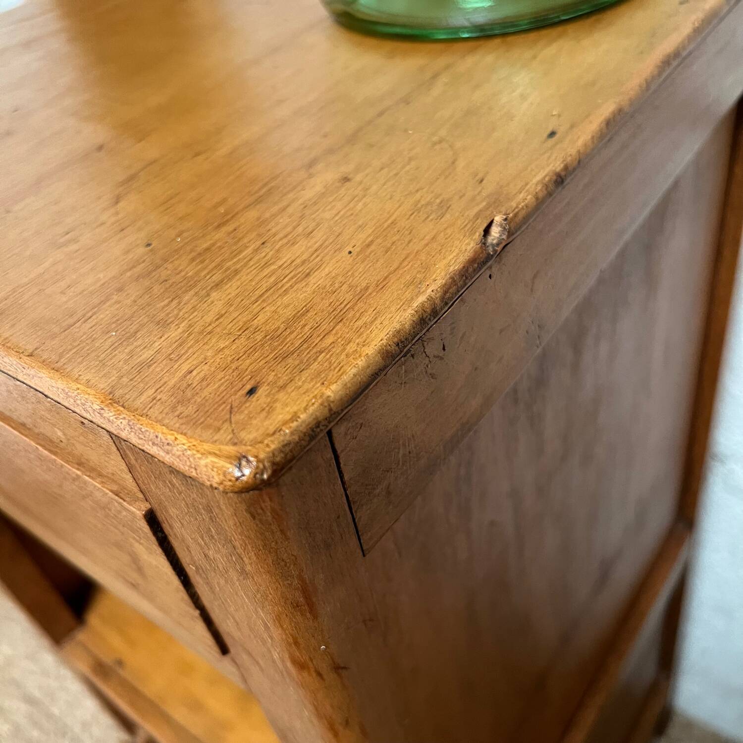 Honey bedside table from the 50s