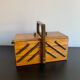Wooden sewing basket, 1960s