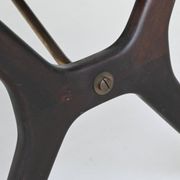 Table basse sculpturale Karl Ekselius en palissandre JOC Suède 1960