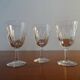 3 verres à vin cuit/ porto anciens cristal de Baccarat modèle CASSINO - 11 cm